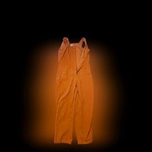 Earthbound Striped Overalls Brand New